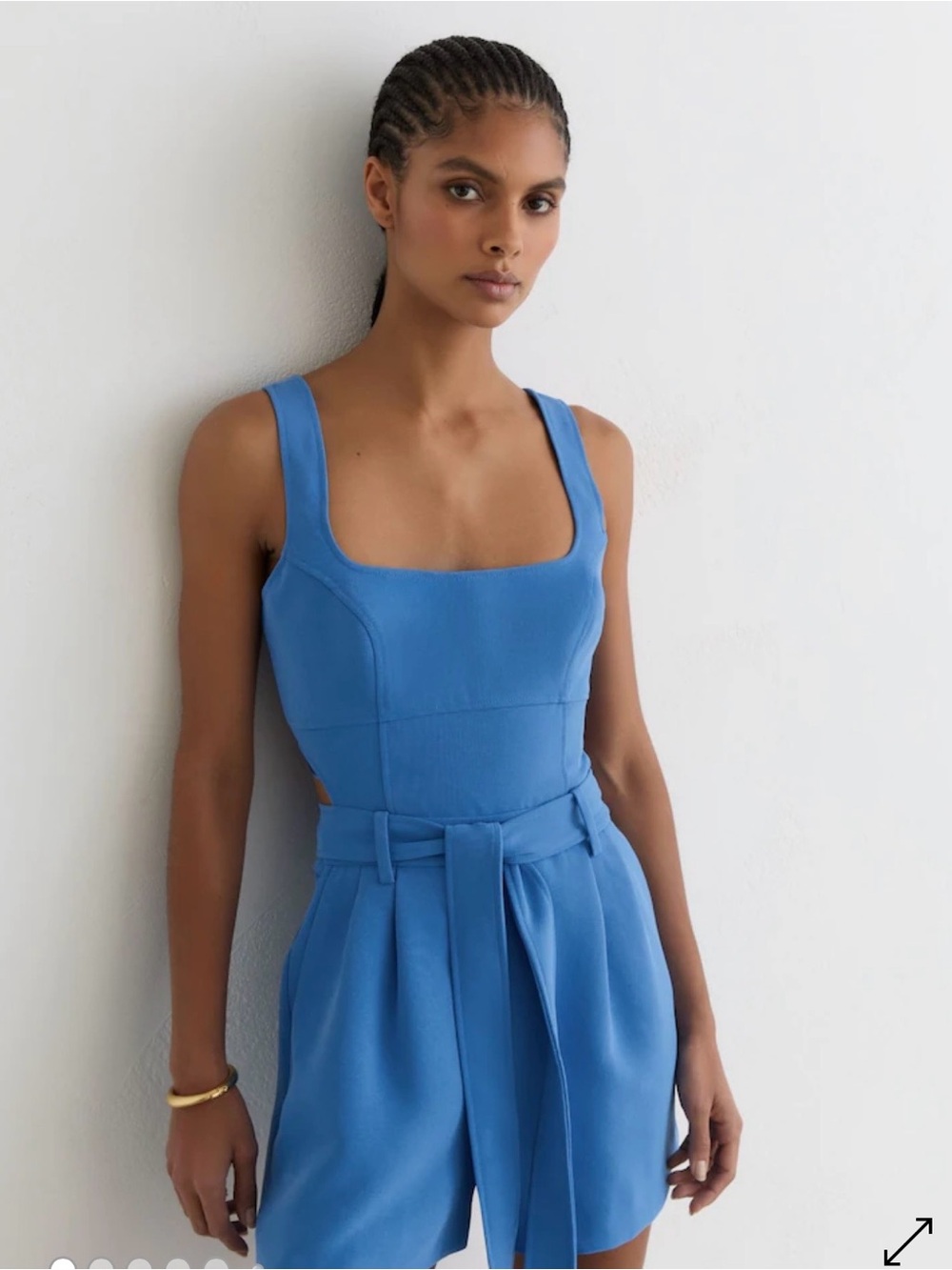 Reiss Cut-Out Belted Playsuit